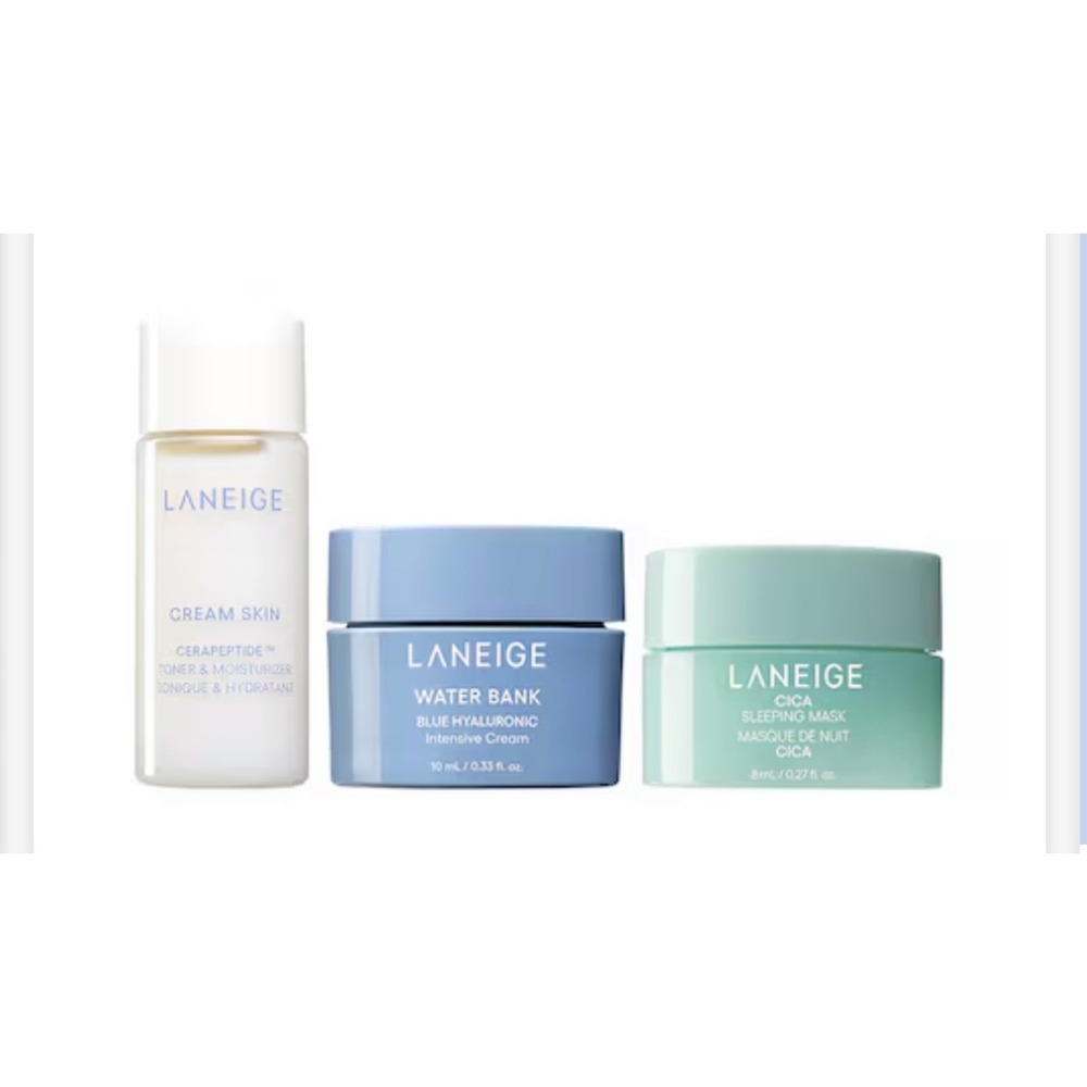 Laneige Travel Size Multicolor Skincare‎ Set Women Hydrating Trio